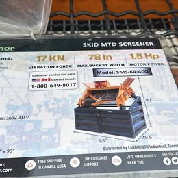 Landhonor Skid MTD Screener - $4500.00