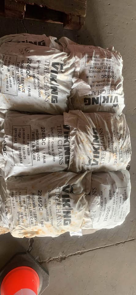 Semi tire chains - $100