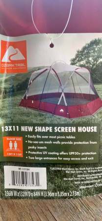 Screen tent - $60