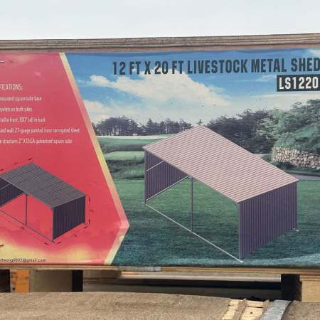 12X12 Livestock shelters - $1,800.00