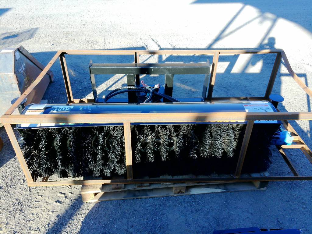 Skid steer angle broom - $1,500