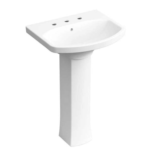 Glacier Bay Pedestal & Sink - $45