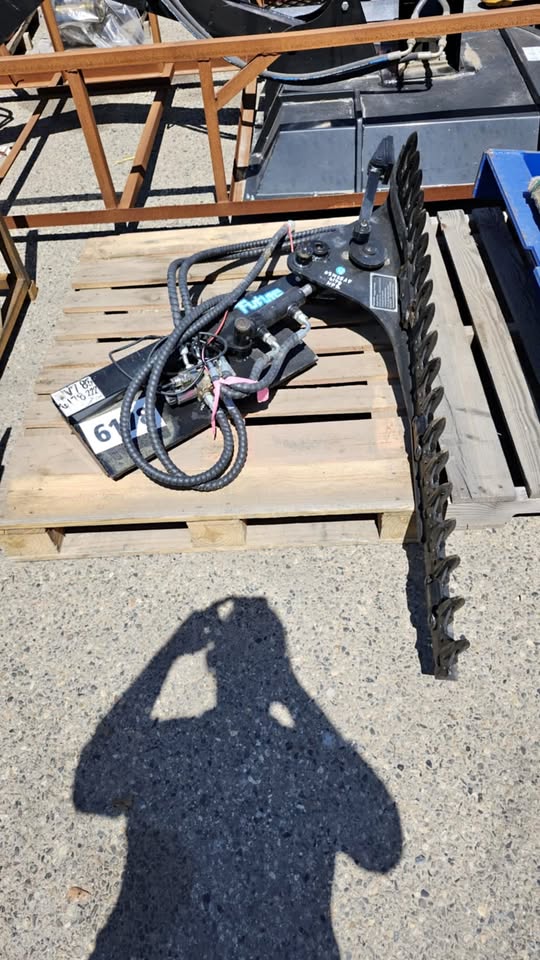Mini skid steer hedge trimmer - $950