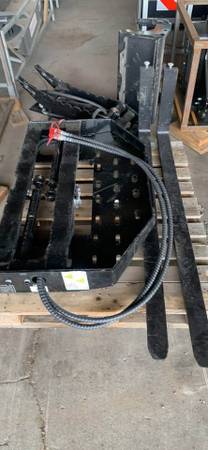 Skid steer forks with positioning - $900