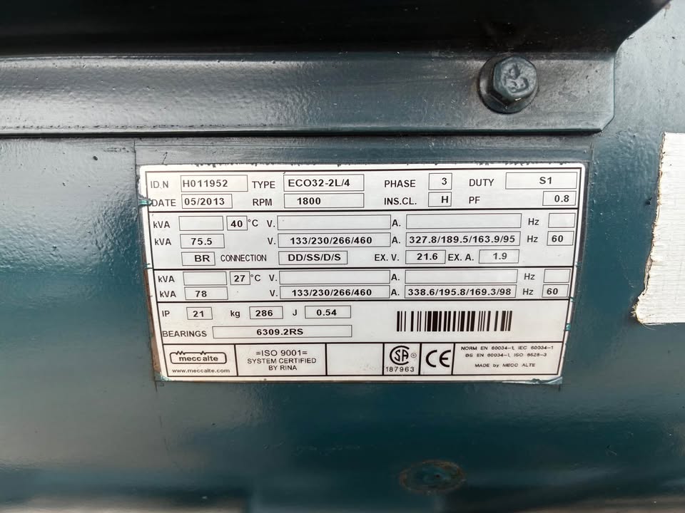 2013 WRICO TITAN Diesel Series 62.4 kW mobile Generator - Image 5